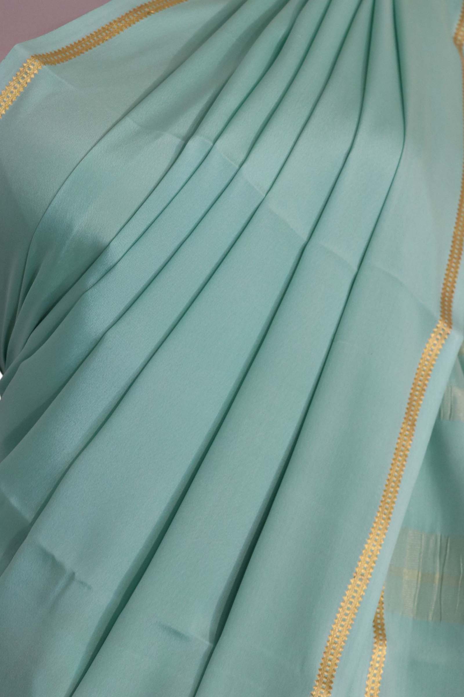 Pure Mysore Crepe Silk Saree AL212211